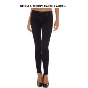 DENIM & SUPPLY RALPH LAUREN BLACK SKINNY JEANS